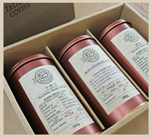 ブルーマウンテンが楽しめるコーヒーギフト3本セット